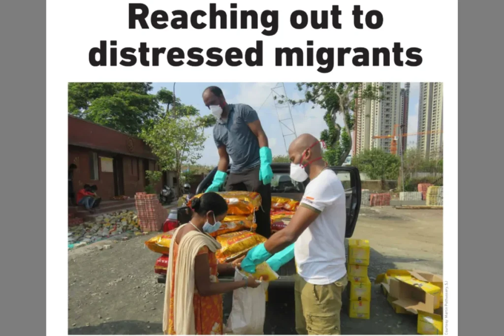 Reaching out to distressed migrants